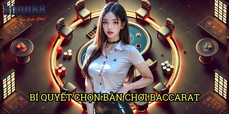 Bí quyết chọn bàn chơi Baccarat Bong88: Nghệ thuật săn tìm cơ hội thắng lợi