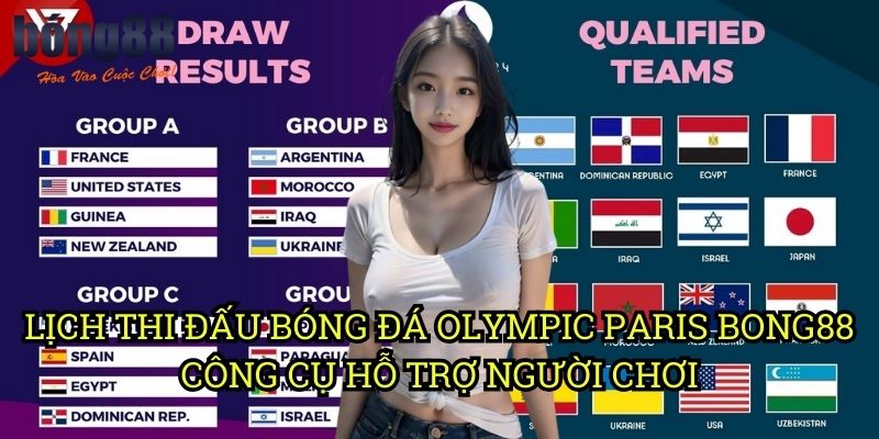 Lịch thi đấu bóng đá Olympic Paris Bong88 - Công cụ hỗ trợ người chơi
